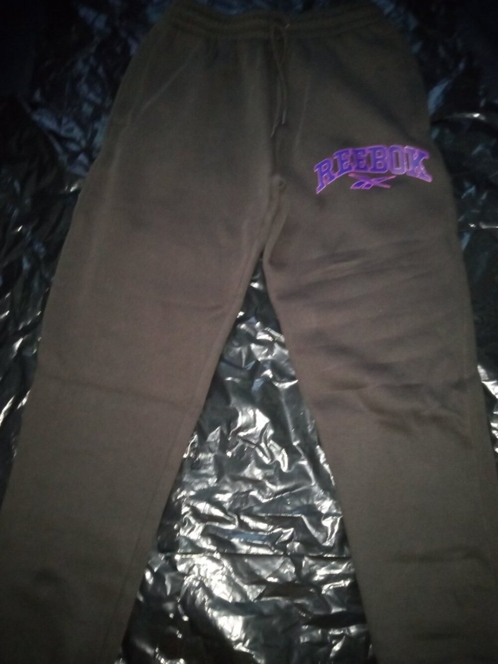 Reebok Mens Dark Grey Sweatpants Mens Small